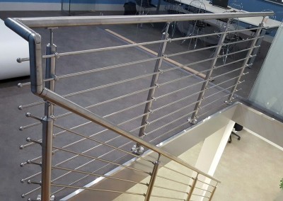 Carey's PLC Stainless Steel staircase in Wembley