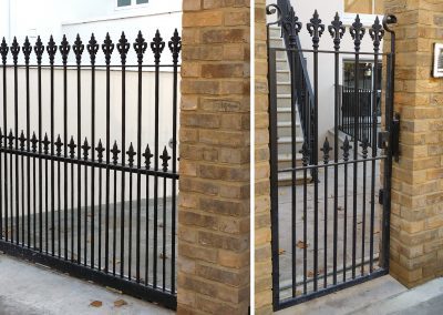 Vehicular & Pedestrian gate for an Acton Property by Porfan Metalwork