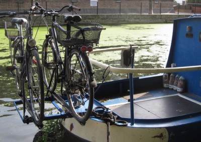 A Bike Rack was created for a river boat by Porfan Metalwork