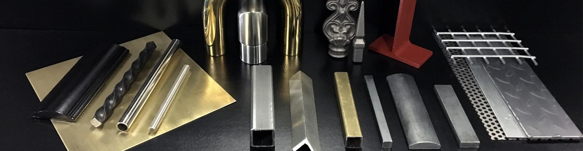 Metals used in Porfan Metalwork