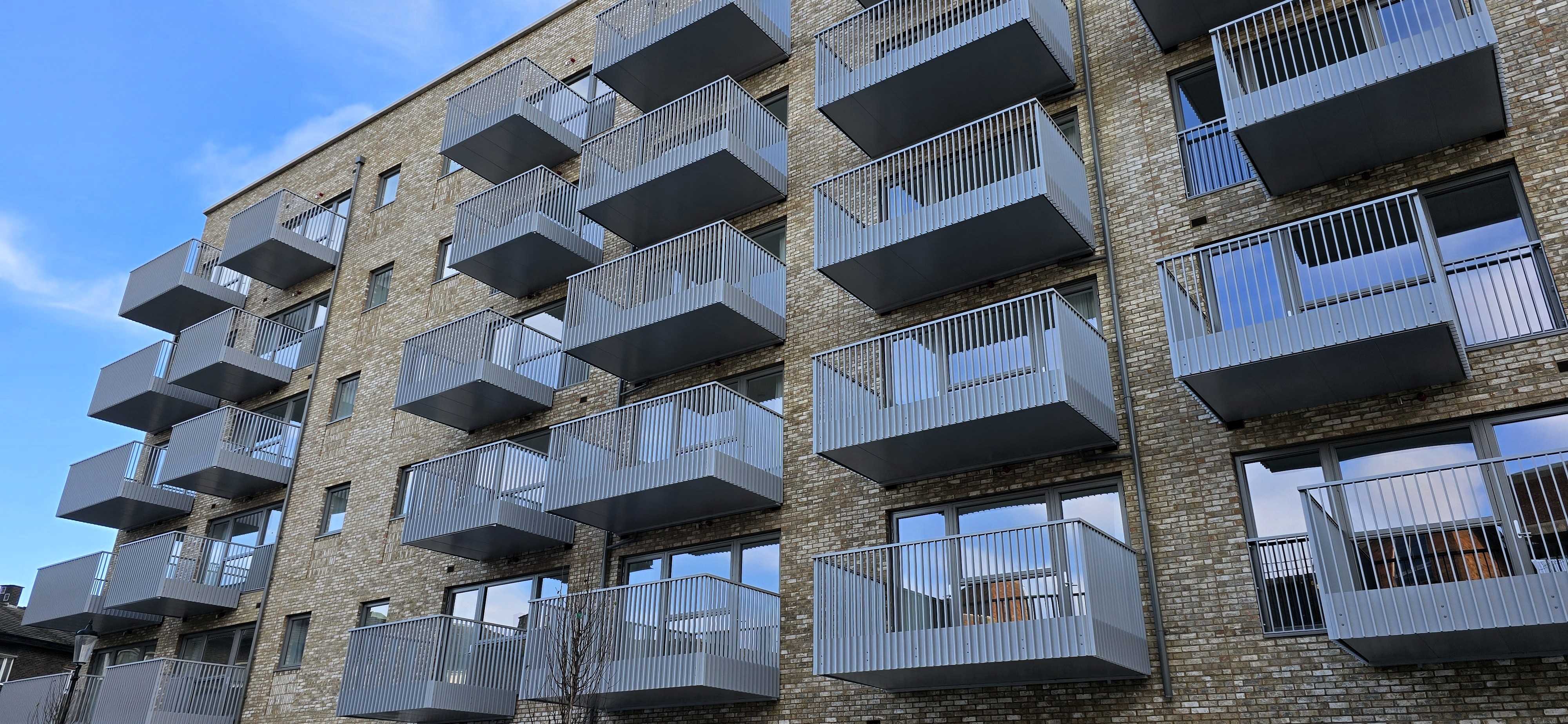 Kensal Town, new build bespoke balconies